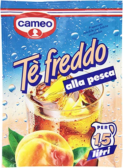 The Freddo alla Pesca Cameo instant cold peach tea 90g EXP 15/05