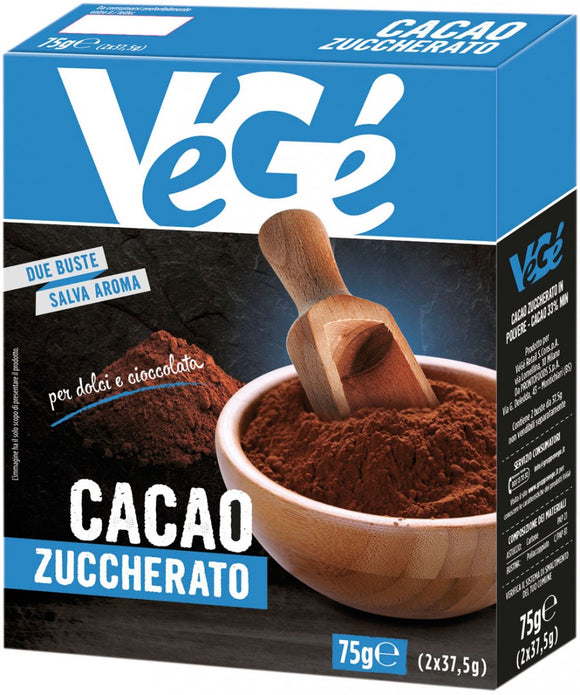 Vege Cacao Zuccherato Sweet Cocoa (2x37.5g)