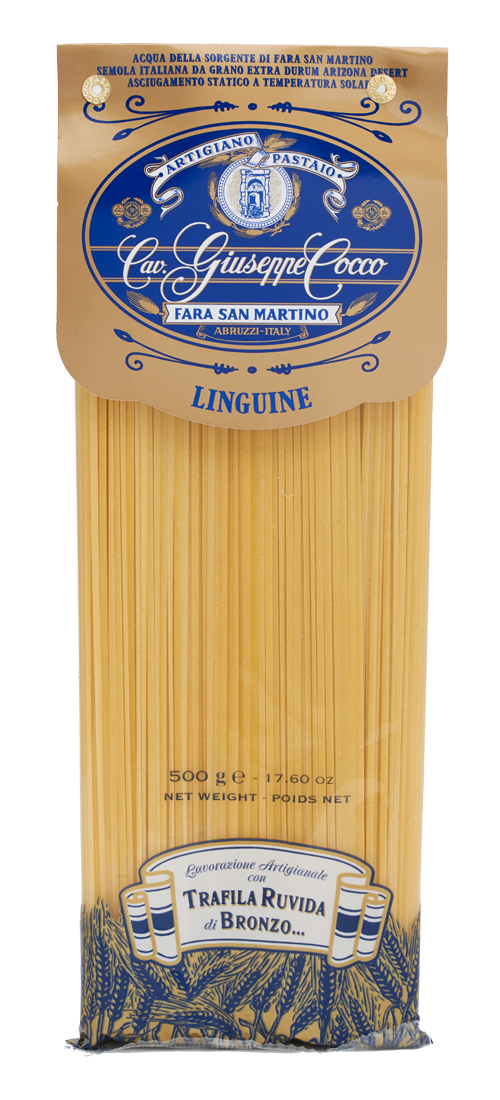 N°34 LINGUINE Artisan Pasta Cav. Giuseppe Cocco  Hand-made, slow dried (500g) from Italy