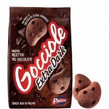 Gocciole Pavesi 500 gr - Italian Biscuit with dark chocolate drops