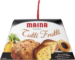 Maina Panettone Tutti Frutti 1000gr - ( with candied  Tropical Fruits )