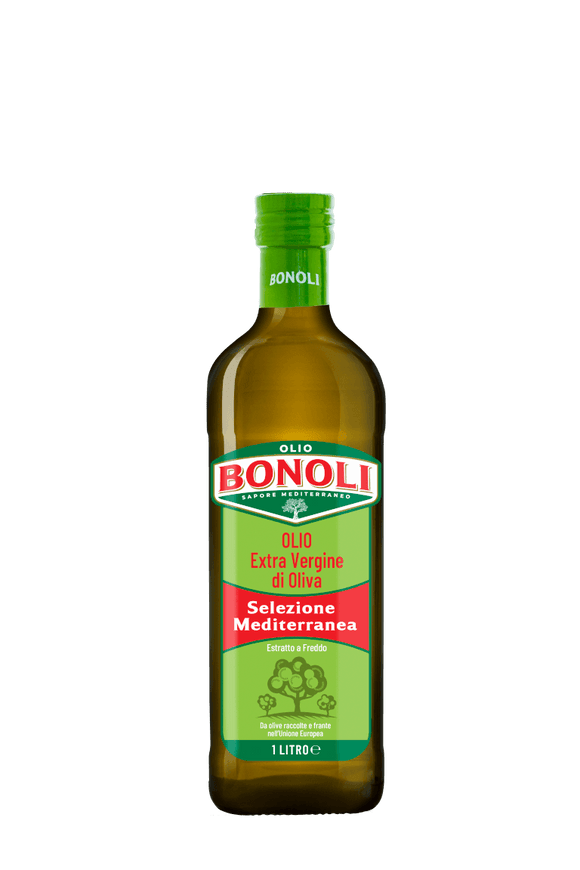 EVO Extra Virgin Olive Oil Selezione Mediterranea 1 Liter (Bonoli)